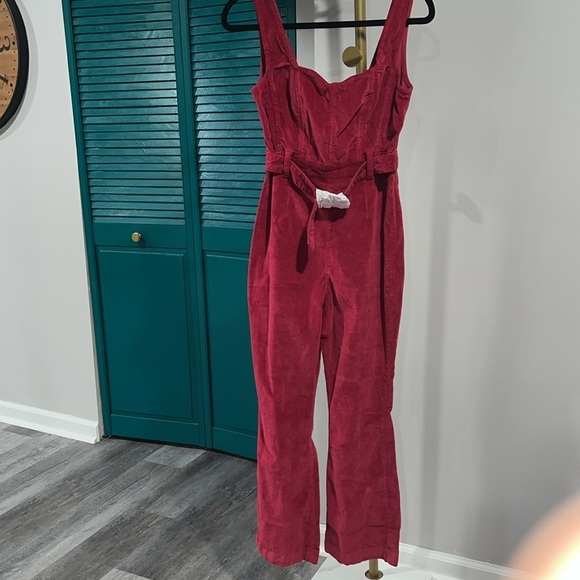 FREE PEOPLE NWT Party Starter One Piece / Holly Berry - 4 - Picture 10 of 13
